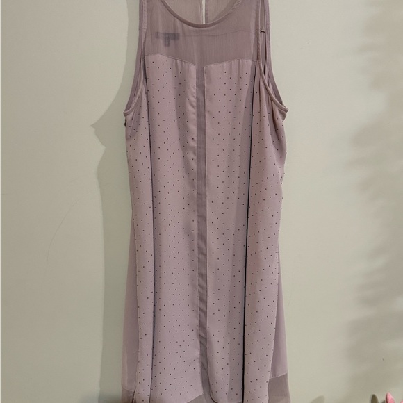 Sheer Sleeveless Polka Dot tunic - Picture 3 of 12